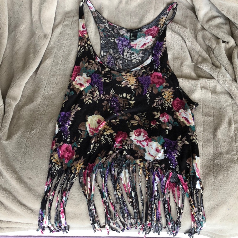 ‼️SALE‼️Floral crop top